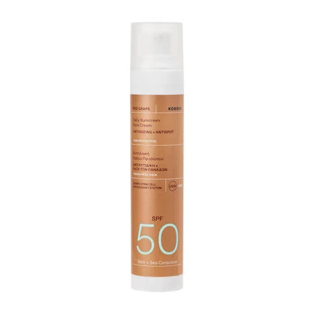 Korres Sonnenschutz-Gesichtscreme SPF50 mit rotem Traubenpigment 50ml