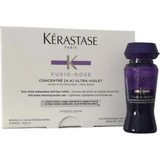 Kérastase Fusio Dose Concentre Ultra Violet Color Strengthening Hair Ampoule for Women 10x12ml