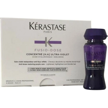 Kérastase Fusio Dose Concentre Ultra Violet Color Strengthening Hair Ampoule for Women 10x12ml