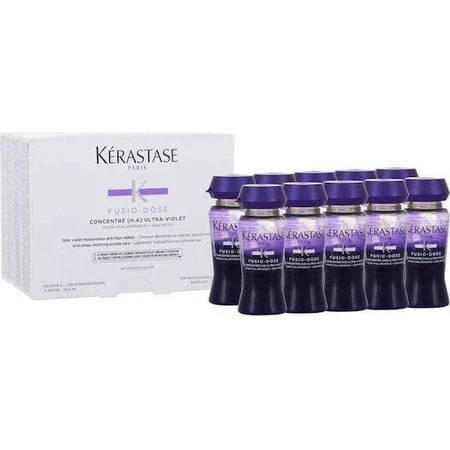 Kérastase Fusio Dose Concentre Ultra Violet Color Strengthening Hair Ampoule for Women 10x12ml