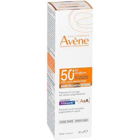 Eau Thermale Avène Fluide getinte gezichtscrème tegen de zon SPF50+ met pigment 40ml