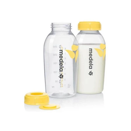 Juego de biberones para recogida de leche, 2x250 ml, Medela
