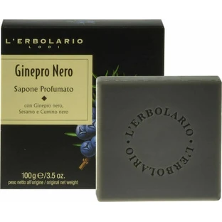 L' Erbolario Ginepro Nero Sapone Profumato Körper Seife Bar 100gr