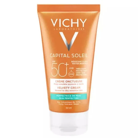 Vichy Capital Soleil Crema facial aterciopelada resistente al agua SPF50 50ml