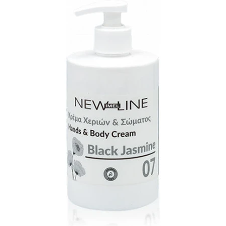 Imel Nueva Línea Jazmín Negro Crema Corporal Hidratante con Fragancia de Jazmín 500ml