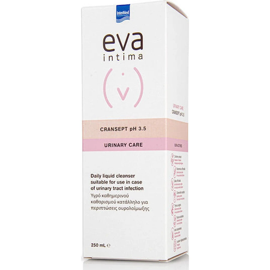 Eva Intima Cransept Urinary Care pH 3.5 Liquid 250ml InterMed 