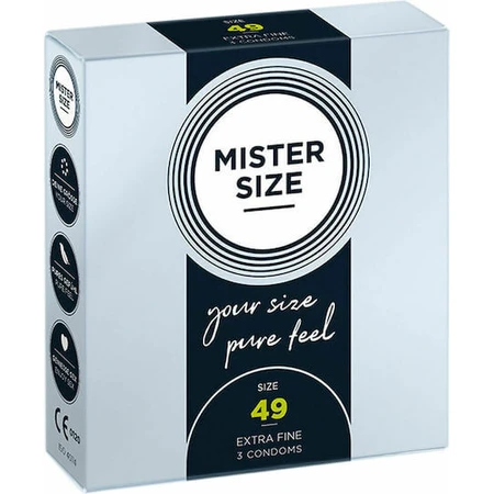 Mister Size Extra Fine Size 49mm Prezervative 3pcs
