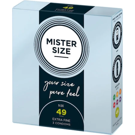 Mister Size Extra Fine Size 49mm Prezervative 3pcs
