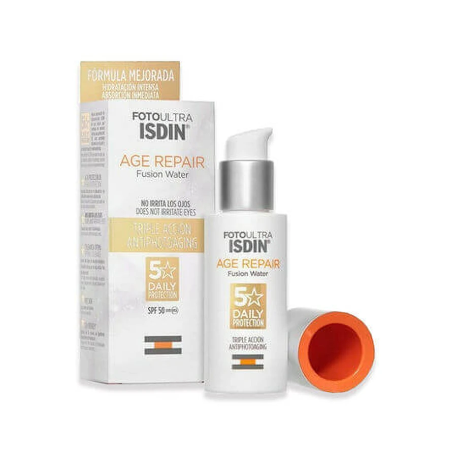 Isdin FotoUltra Age Repair Sonnenschutz Gesichtscreme SPF50 mit Pigment 50ml