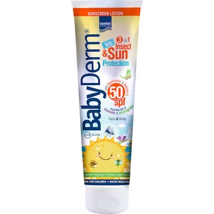 InterMed Babyderm Waterproof Kinderzonnebrandcrème Gezicht & Lichaam Emulsie SPF50 300ml
