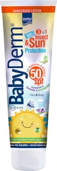 InterMed Babyderm Waterproof Children's Sun Cream Face & Body Emulsion SPF50 300ml