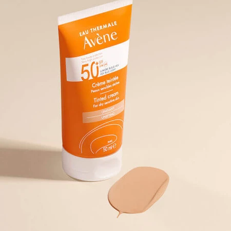 Eau Thermale Avène Sun Protection Face Cream SPF50 with Pigment 50ml