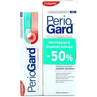Colgate Periogard Tandpasta 75ml & Mondwater Tandvleesbescherming & Frisse Adem 400ml