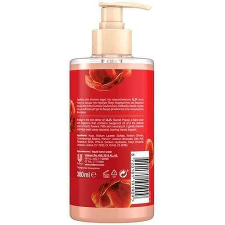 Lux Secret Poppy Hand Wash 380ml