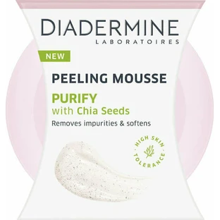 Diadermine Mousse Zuiveren met Chiazaden Gezicht Peeling 75ml