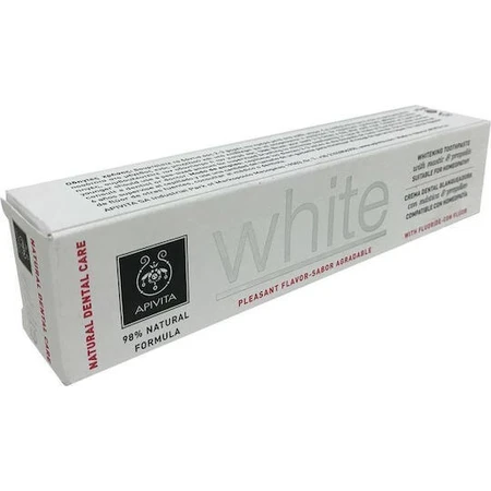 Apivita White Whitening Toothpaste with Putty and Propolis 75ml