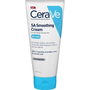 CeraVe SA Gladmakende Crème Regenererende lichaamscrème met Urea voor droge/zeer droge huid 177gr