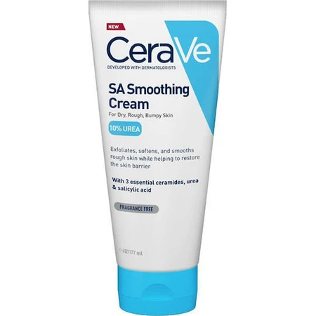 CeraVe SA Smoothing Cream Regenerating Body Cream with Urea for dry/very dry skin 177gr