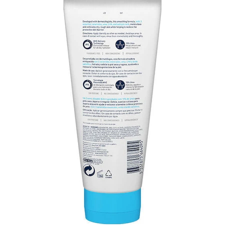 CeraVe SA Smoothing Cream Regenerating Body Cream with Urea for dry/very dry skin 177gr