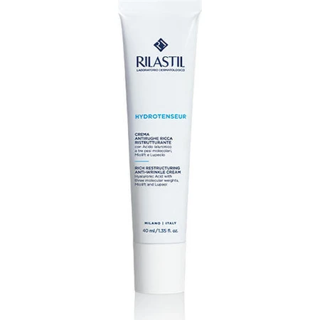 Rilastil Hydrotenseur Rich Anti-Aging Day Face Cream with Hyaluronic Acid 40ml