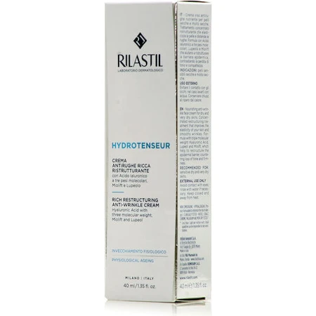 Rilastil Hydrotenseur Rich Anti-Aging Day Face Cream with Hyaluronic Acid 40ml