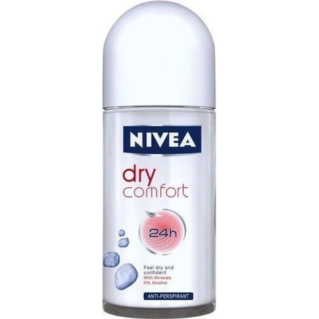 Nivea Dry Comfort Anti-Transpirant Deodorant 48h Roll-On 50ml