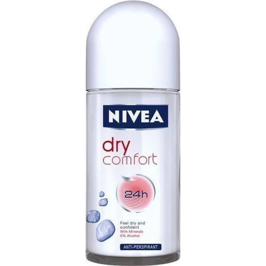Nivea Dry Comfort Anti-Transpirant Deodorant 48h Roll-On 50ml