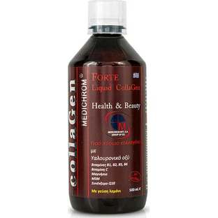 Medichrom Forte Flüssiges Kollagen mit Hyaluronsäure 500ml Zitrone