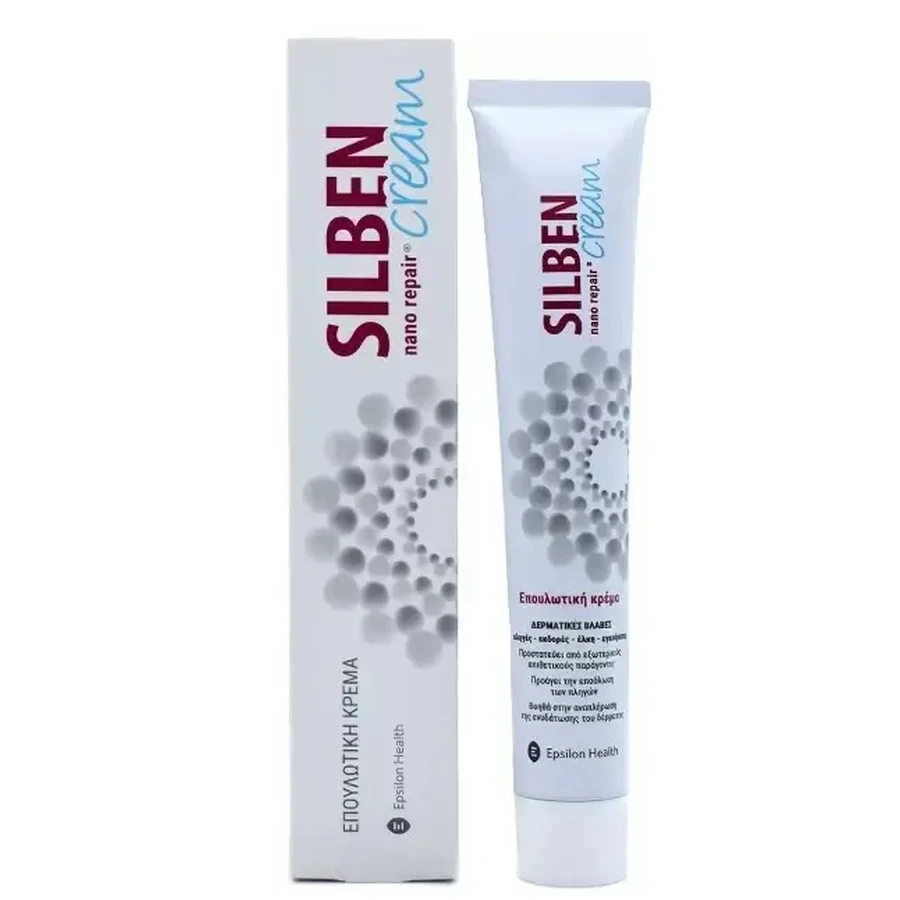 Epsilon Health Silben Nano Repair Cream for Healing & Burns 50ml