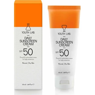 Youth Lab. Dagelijkse zonbeschermingscrème voor de normale/versleten huid Gezichtsgel SPF50 50ml