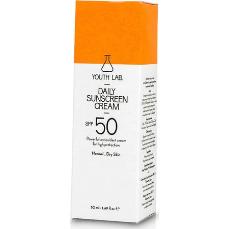 Youth Lab. Dagelijkse zonbeschermingscrème voor de normale/versleten huid Gezichtsgel SPF50 50ml
