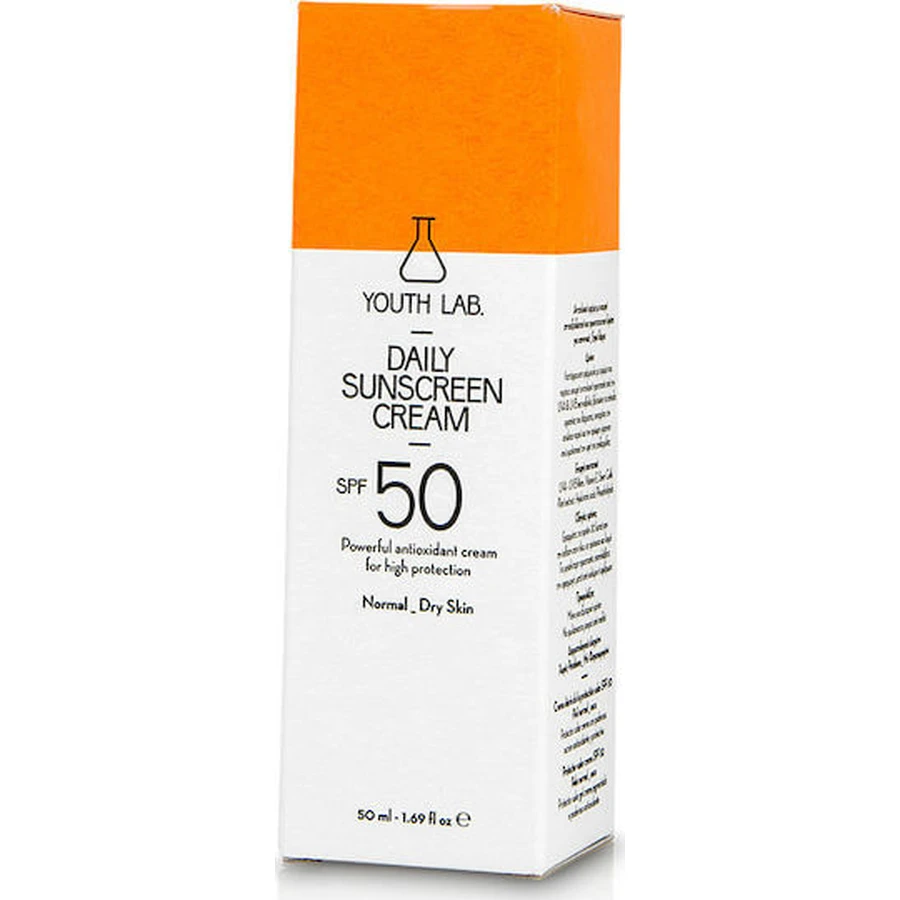 Youth Lab. Dagelijkse zonbeschermingscrème voor de normale/versleten huid Gezichtsgel SPF50 50ml