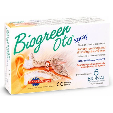 Bionat Biogreen Biogreen Oto Spray 13ml Allergie- und Ohrenreinigungsspray 13ml