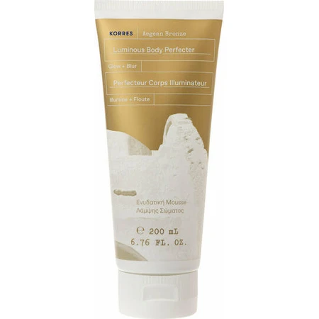 Korres Aegean Bronze Aegean Bronze Luminous Body Perfecting Moisturizing Body Mousse with Hyaluronic Acid 200ml
