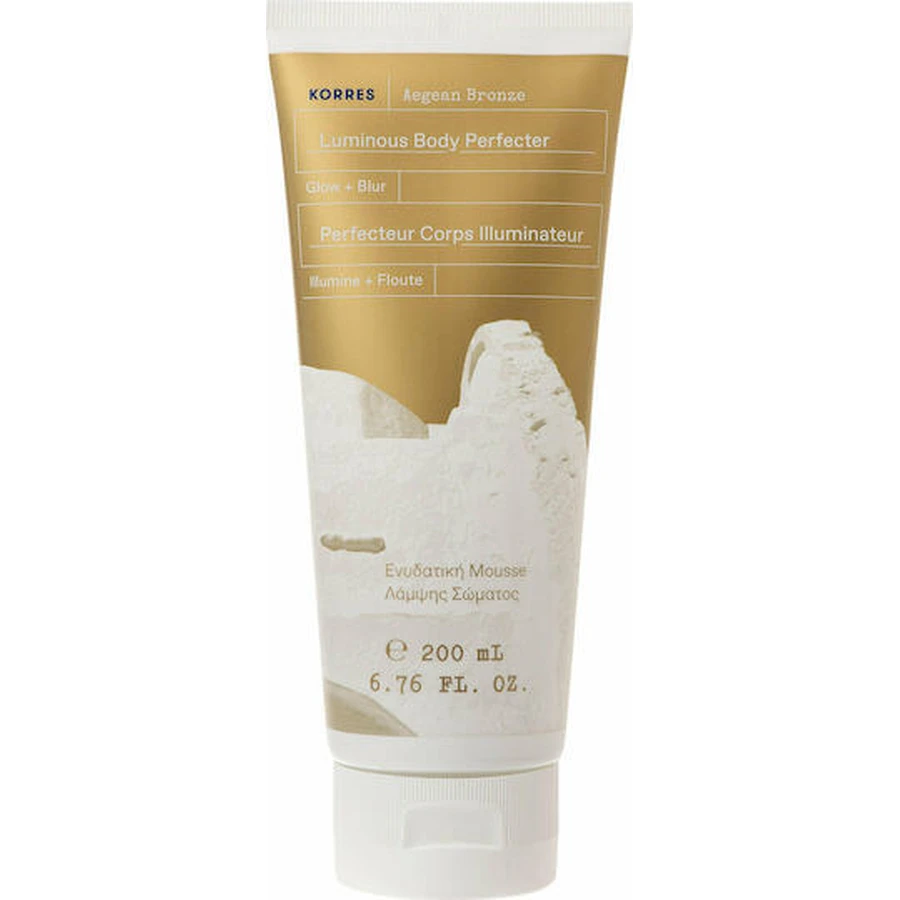 Korres Aegean Bronze Aegean Bronze Luminous Body Perfecting Moisturizing Body Mousse with Hyaluronic Acid 200ml