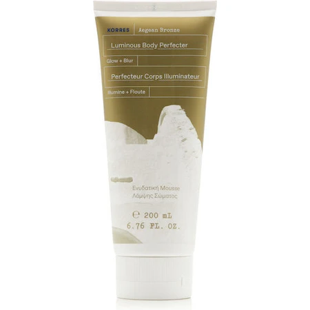 Korres Aegean Bronze Aegean Bronze Luminous Body Perfecting Moisturizing Body Mousse with Hyaluronic Acid 200ml