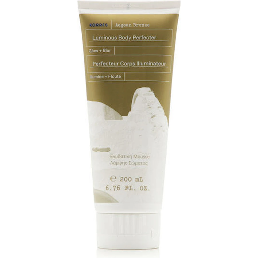 Korres Aegean Bronze Aegean Bronze Luminous Body Perfecting Moisturizing Body Mousse with Hyaluronic Acid 200ml