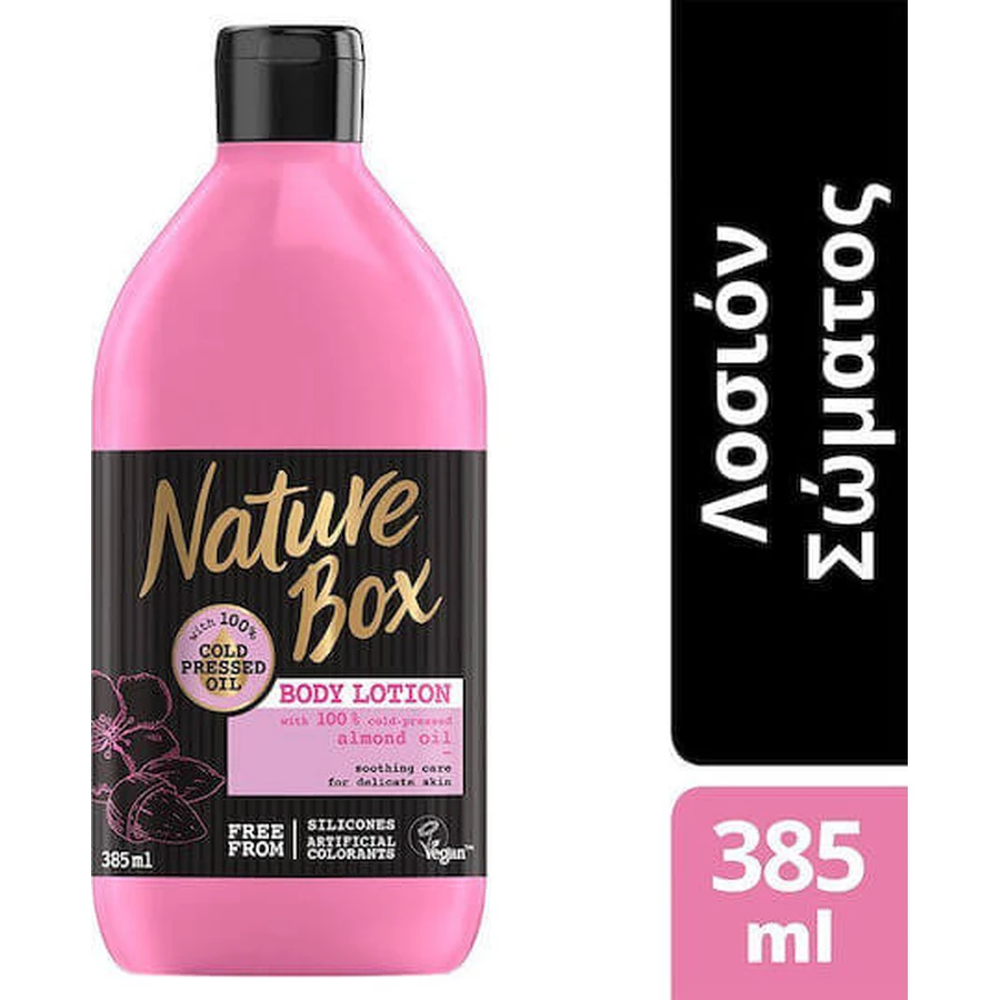 Nature Box Amandelolie Hydraterende Body Lotion voor de Gevoelige Huid 385ml