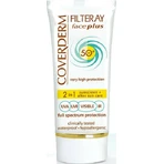 Coverderm Filteray Plus 2 in 1 Getinte Beige Zonnecrème Voor De Vette Huid Waterdichte Gezichtszonnecrème SPF50 Met Pigment 50ml