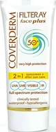 Coverderm Filteray Plus 2 in 1 Sunscreen Tinted Light Beige For Oily Skin Waterproof Facial Sunscreen SPF50 With Pigment 50ml
