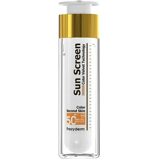 Frezyderm Sun Screen Color Velvet Facial SPF50+ con pigmento, 50 ml