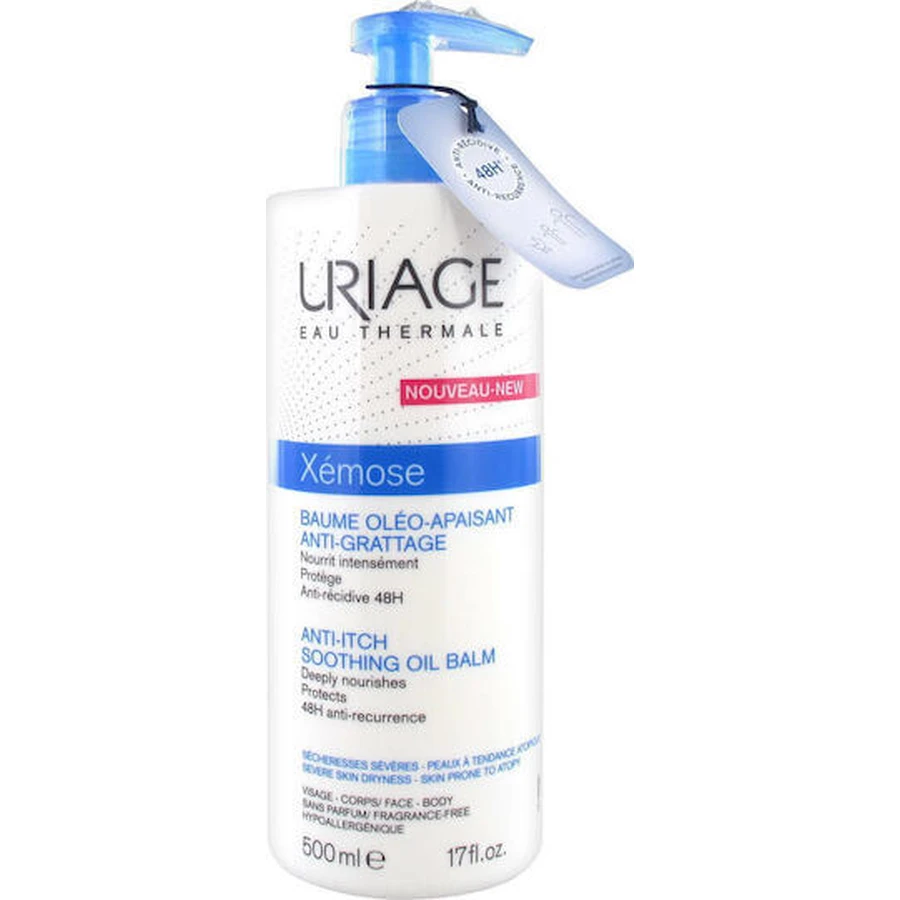 Uriage Xemose Baume Oleo Apaisant Anti Grattage Hydraterende Lichaamsbalsem voor Atopische Huid 500ml