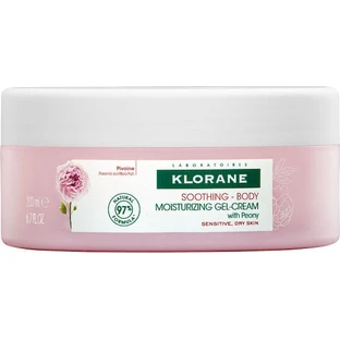 Klorane Peony Moisturising Body Gel für trockene/sehr trockene & empfindliche Haut 200ml