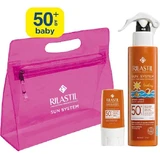 Rilastil Sun System Sun System Baby Sun Cream Emulsion SPF50 200ml Sun Protection Stick for sensitive areas and chests