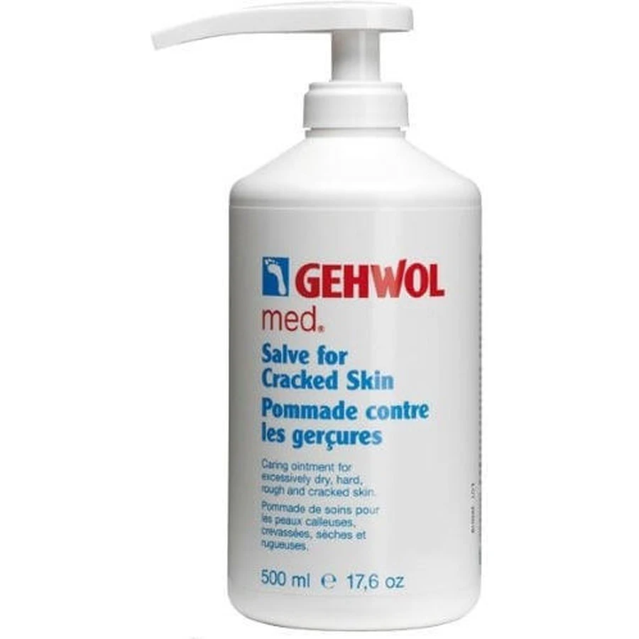 Gehwol Med zalf voor gebarsten huid Hydraterende crème voor gebarsten hielen 500ml
