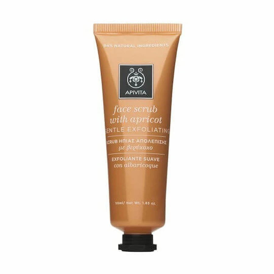 Apivita Apricot Face Scrub for Normal/Dry Skin 50ml