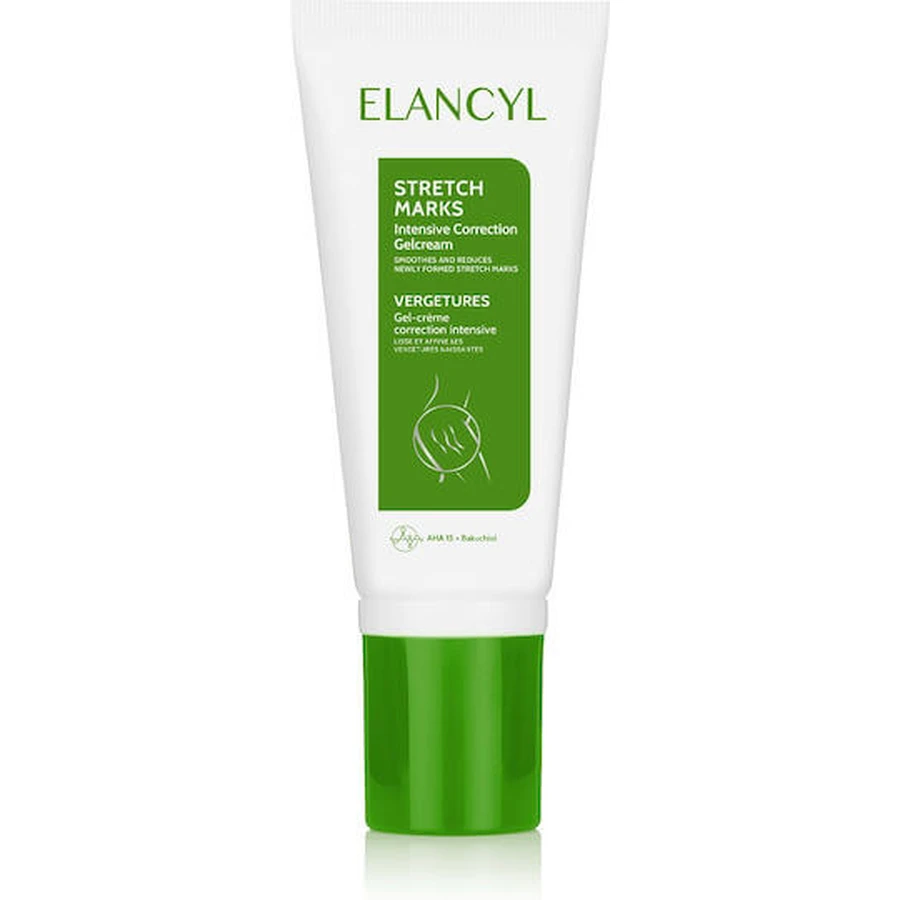 Elancyl Dehnungsstreifen Dehnungsstreifen Intensiv-Korrektur-Gel Creme Dehnungsstreifen-Korrektur-Gel während der Schwangerschaft 75ml