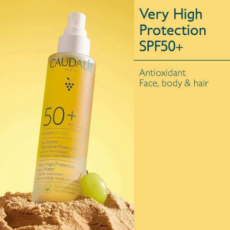 Caudalie Vinosun Loción Solar Rostro y Cuerpo SPF50 Spray 150ml