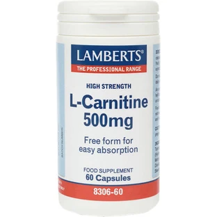 Lamberts L-carnitine avec Carnitine 500mg 60 caps