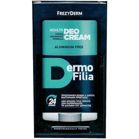 Frezyderm Dermofilia Deodorant Volwassenen 24u cremevorm Aluminiumvrij 40ml